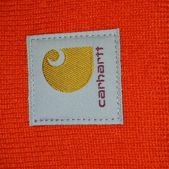 Carhartt MENS Knit bright red cuffed Beanie NWT - Picture 2 of 6